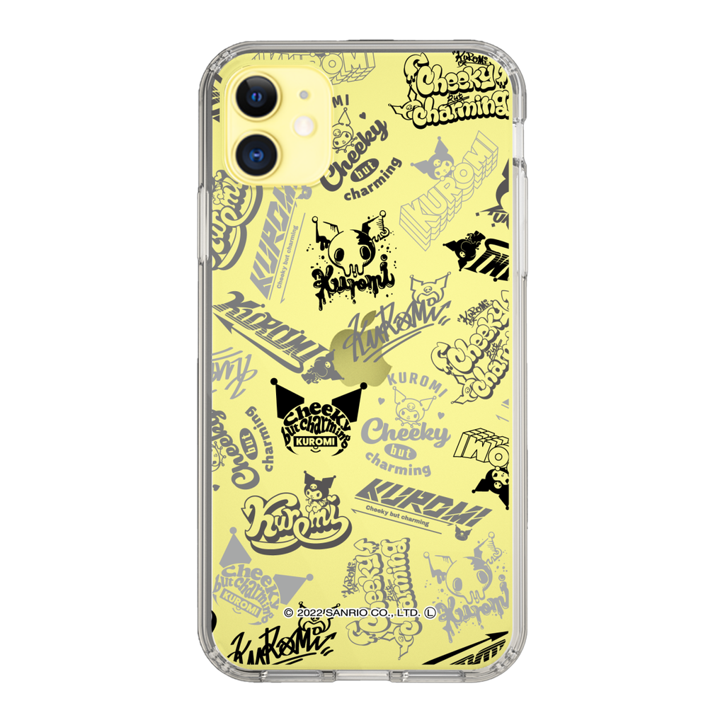 スリムプロテクションケース for Apple iPhone 11［ クロミ - ニューロゴデザイン - Rock ］