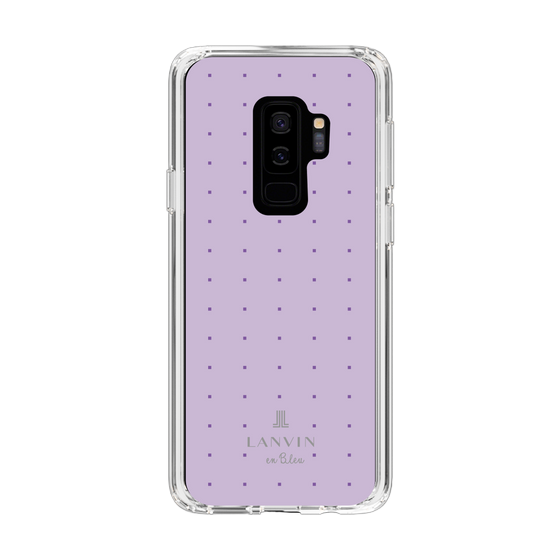 スリムプロテクションケース［ LANVIN en Bleu Tiny dots Purple - ランバン ドット パープル ］