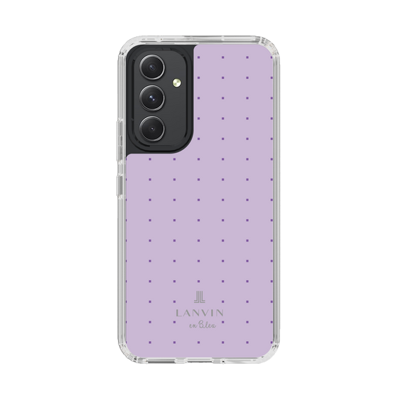 スリムプロテクションケース［ LANVIN en Bleu Tiny dots Purple - ランバン ドット パープル ］