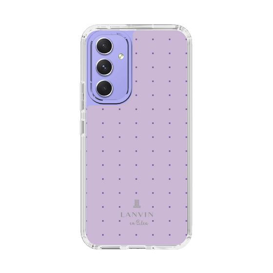 スリムプロテクションケース［ LANVIN en Bleu Tiny dots Purple - ランバン ドット パープル ］