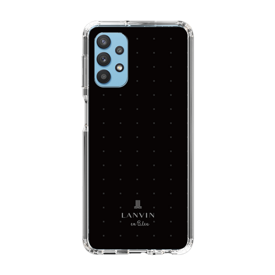 スリムプロテクションケース［ LANVIN en Bleu Tiny dots Black - ランバン ドット ブラック ］