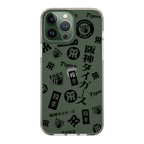 スリムプロテクションケース［ 阪神タイガース - レトロ風デザインパターン - 投手 ］