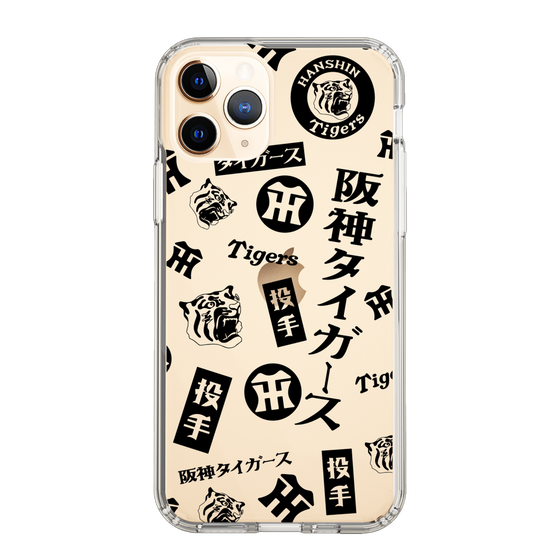 スリムプロテクションケース［ 阪神タイガース - レトロ風デザインパターン - 投手 ］