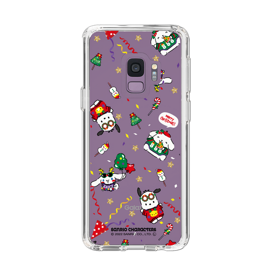 スリムプロテクションケース［ ポムポムプリン＆シナモン＆ポチャッコ - Xmas - パターン ］