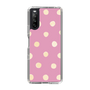 スリムプロテクションケース［ 水彩ドット・レトロカラー - Pink ］