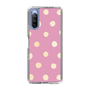 スリムプロテクションケース［ 水彩ドット・レトロカラー - Pink ］