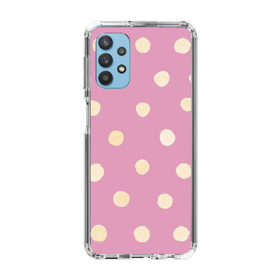 スリムプロテクションケース［ 水彩ドット・レトロカラー - Pink ］