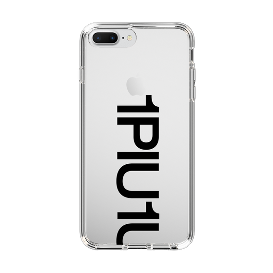 スリムプロテクションケース［ 1PIU1UGUALE3 - Logo Bold - Black ］