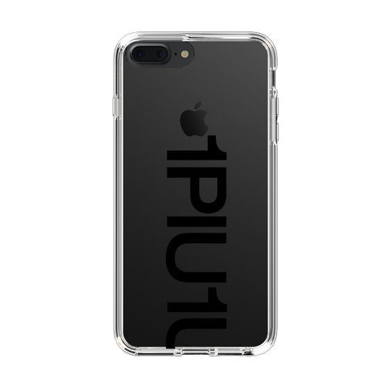 スリムプロテクションケース［ 1PIU1UGUALE3 - Logo Bold - Black ］