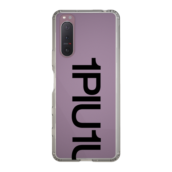 スリムプロテクションケース［ 1PIU1UGUALE3 - Logo Bold - Black ］