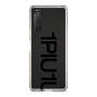 スリムプロテクションケース［ 1PIU1UGUALE3 - Logo Bold - Black ］