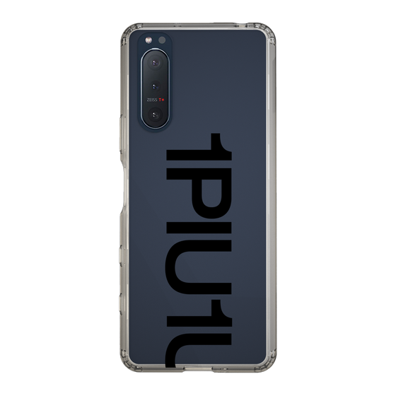 スリムプロテクションケース［ 1PIU1UGUALE3 - Logo Bold - Black ］