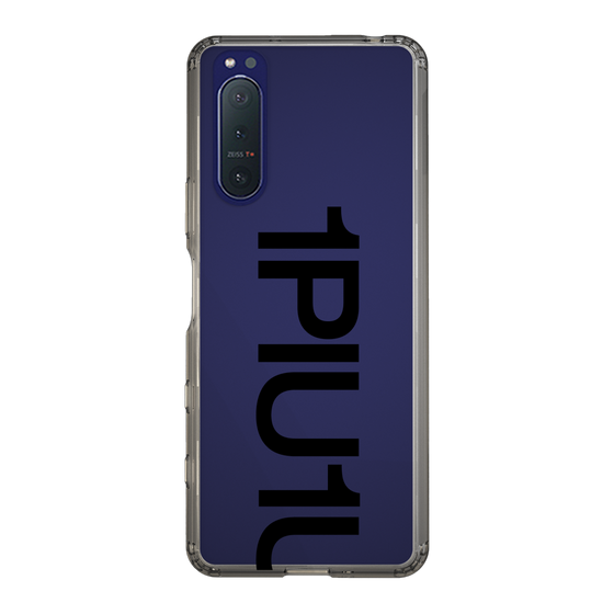 スリムプロテクションケース［ 1PIU1UGUALE3 - Logo Bold - Black ］