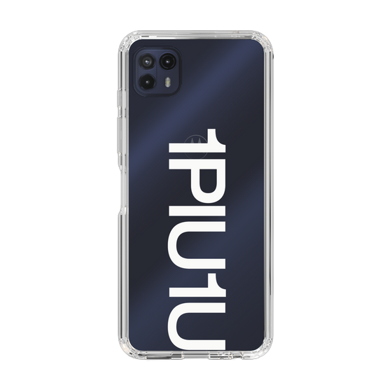 スリムプロテクションケース［ 1PIU1UGUALE3 - Logo Bold -White ］