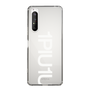 スリムプロテクションケース［ 1PIU1UGUALE3 - Logo Bold -White ］