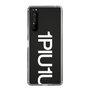 スリムプロテクションケース［ 1PIU1UGUALE3 - Logo Bold -White ］
