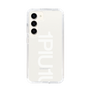 スリムプロテクションケース［ 1PIU1UGUALE3 - Logo Bold -White ］