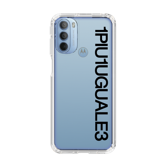 スリムプロテクションケース［ 1PIU1UGUALE3 - Logo - Black ］