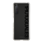 スリムプロテクションケース［ 1PIU1UGUALE3 - Logo - Black ］