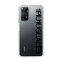 スリムプロテクションケース［ 1PIU1UGUALE3 - Logo - Black ］