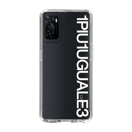 スリムプロテクションケース［ 1PIU1UGUALE3 - Logo - White ］