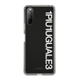 スリムプロテクションケース［ 1PIU1UGUALE3 - Logo - White ］