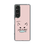 スリムプロテクションケース［ 食いしん坊なねこ - Pink ］