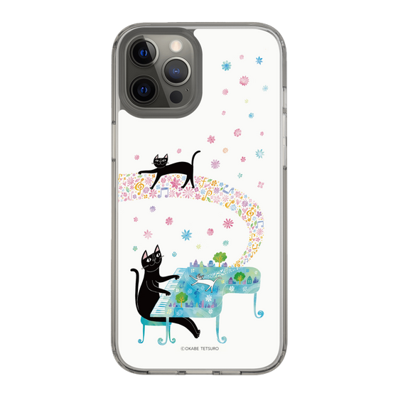 スリムプロテクションケース［ おかべてつろう - 黒猫クロのとおりみち ］