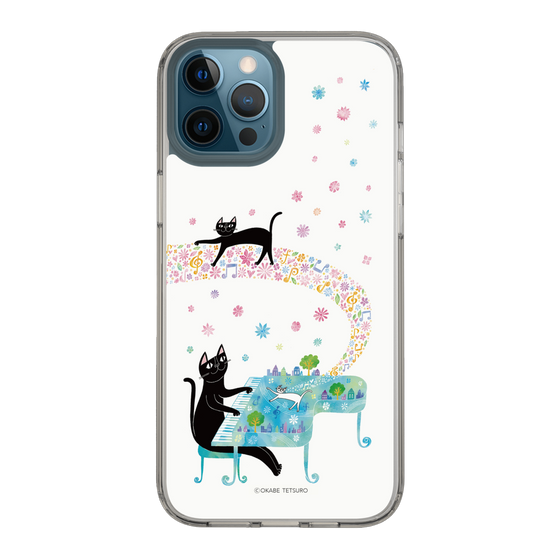スリムプロテクションケース［ おかべてつろう - 黒猫クロのとおりみち ］