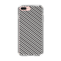 スリムプロテクションケース［ Small Stripe - Gray × Black ］