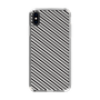 スリムプロテクションケース［ Small Stripe - Gray × Black ］