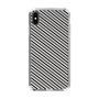 スリムプロテクションケース［ Small Stripe - Gray × Black ］