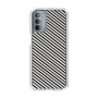 スリムプロテクションケース［ Small Stripe - Gray × Black ］