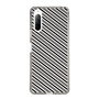 スリムプロテクションケース［ Small Stripe - Gray × Black ］