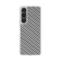 スリムプロテクションケース［ Small Stripe - Gray × Black ］