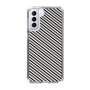 スリムプロテクションケース［ Small Stripe - Gray × Black ］