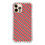 スリムプロテクションケース［ Small Stripe - Red × Black ］