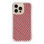 スリムプロテクションケース［ Small Stripe - Red × Black ］