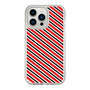 スリムプロテクションケース［ Small Stripe - Red × Black ］