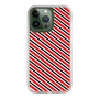 スリムプロテクションケース［ Small Stripe - Red × Black ］