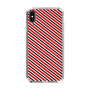 スリムプロテクションケース［ Small Stripe - Red × Black ］