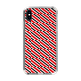 スリムプロテクションケース［ Small Stripe - Red × Black ］