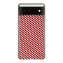 スリムプロテクションケース［ Small Stripe - Red × Black ］