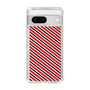 スリムプロテクションケース［ Small Stripe - Red × Black ］