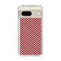 スリムプロテクションケース［ Small Stripe - Red × Black ］