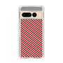 スリムプロテクションケース［ Small Stripe - Red × Black ］