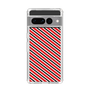 スリムプロテクションケース［ Small Stripe - Red × Black ］