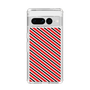 スリムプロテクションケース［ Small Stripe - Red × Black ］