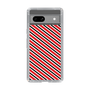 スリムプロテクションケース［ Small Stripe - Red × Black ］