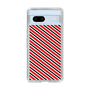 スリムプロテクションケース［ Small Stripe - Red × Black ］